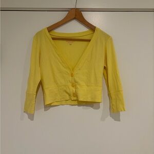 Victoria's Secret Yellow Crop Top